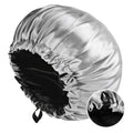 CocoLuxe Aura Satin Sleep Bonnet (Adjustable, Double-Layered)